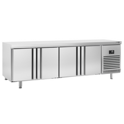 Bakkerij koelwerkbank PREMIUM PLUS - 2752x800mm - met 4 deuren