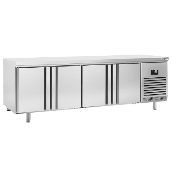 Mesa refrigerada para padaria Premium PLUS - 2752x800mm - com 4 portas