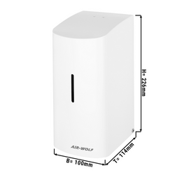 AIR-WOLF | WC brilreiniger met sensor - 500 ml - Roestvrij staal Wit