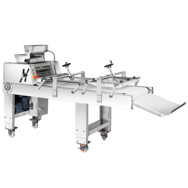 Fırın hamur açma makinesi - pizza ve ekmek hamuru için - 2 silindirli - 550 watt - 2500 adet/saate kadar