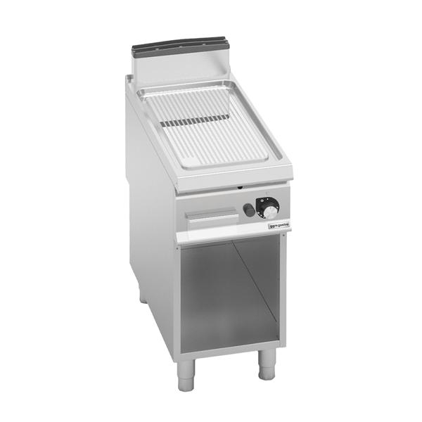 Gasbakplaat - 7kW - Geribbeld - met open onderbouw