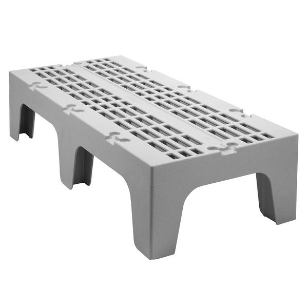 CAMBRO | S Series Heavy-Duty Dunnage Rack – Slotted Surface – 1525×533×300 mm – Grey Speckled