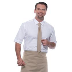 (5 pieces) KARLOWSKY | Slim Uniform Tie – Sand - 148 x 6.5 cm - 95°C washable - Easy-care