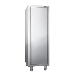 Commercial Stainless Steel Crockery Cabinet - 1 sliding door - 600x600x1800mm