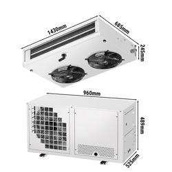 Commercial Remote Split System Freezer Pack - max. for 15 m³ - IP rating IP 51 - 373W
