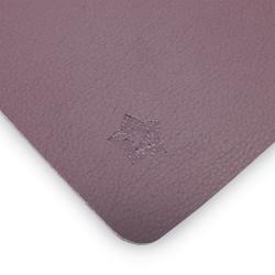 (144 Stück) Tischsets James - in eleganter Lederoptik - 700g/m² - 33x46cm - Aubergine