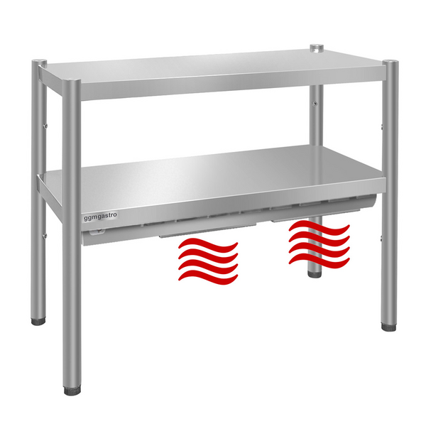 Warmtebrug PREMIUM - 800x370mm - met 2 planken - Hoogte: 725mm