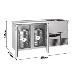 Frigider pentru bere 1,95 x 0,7 m - cu 2 uşi