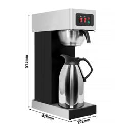 Commercial Filter Coffee Machine - Insulated Server – 230V 1.9 kW – Black/Silver