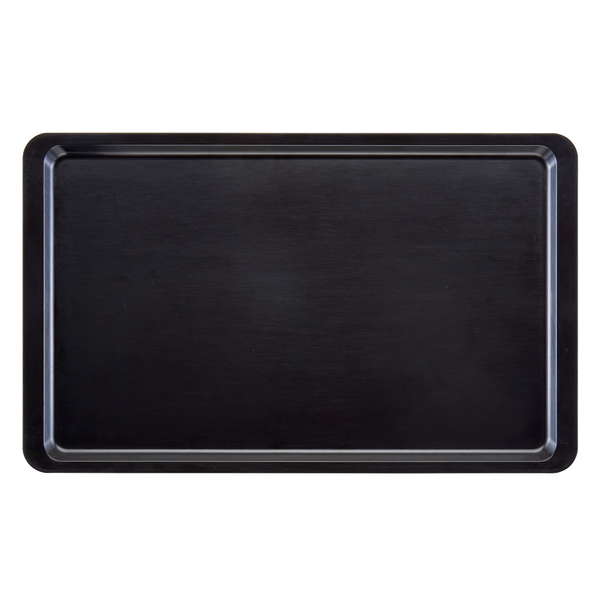 (12 piezas) CAMBRO | Bandeja Versa de poliéster - GN 1/1 - bordes aplanados - negro