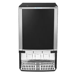 GASTRO-COOL | Барна холодильна шафа - 480 мм - 65,0 л - цифровий контролер - з 1 скляними дверима - зі світловим лайтбоксом - чорний