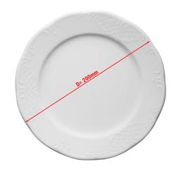 (24 piezas) CLASICO - Plato plano - Ø 20 cm