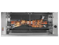 Elettrico Girarrosto per porchetta/maialino e agnello - 6,6kW - con 1 spiedo