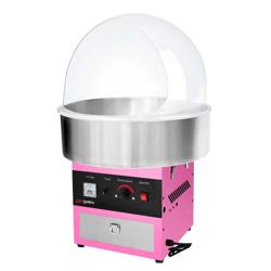 Sockervaddsmaskin - Ø 520mm - 950 watt - rosa - inkl. Spottskydd