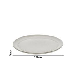 STAUB | DINING LINE - Piatto - piano - Ø 200 mm - Ceramica - Tartufo bianco