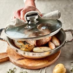 DEMEYERE | Multifunction 7 Frying Pan – Ø200 mm - 7‑Ply Stainless - Non‑Stick - Induction Ready
