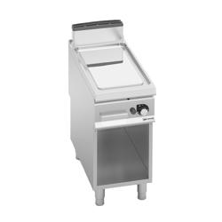 Plancha a gas Fry top - 10 kW - Liso - con base abierta