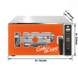 Professionele heteluchtfriteuse - 3,5 kW