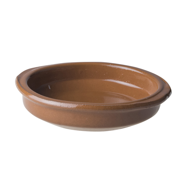 (5 peças) CLASSICO - Forma do Forno de Tapas - 10 x 3 cm - Castanho