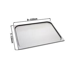 Stainless Steel Gastronorm Pan – GN 2/1 - 20 mm deep - No lid fits at 20 mm