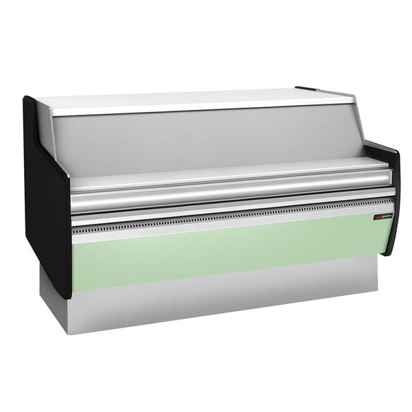 Kassadisk - 1622x953 mm - ljusgrön front - emaljerat stål