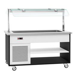 Buffet réfrigéré DANZIG - 1600mm - 4 bacs GN 1/1