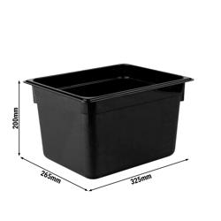 Contenitore GN 1/2 in policarbonato - Nero - Altezza: 200 mm