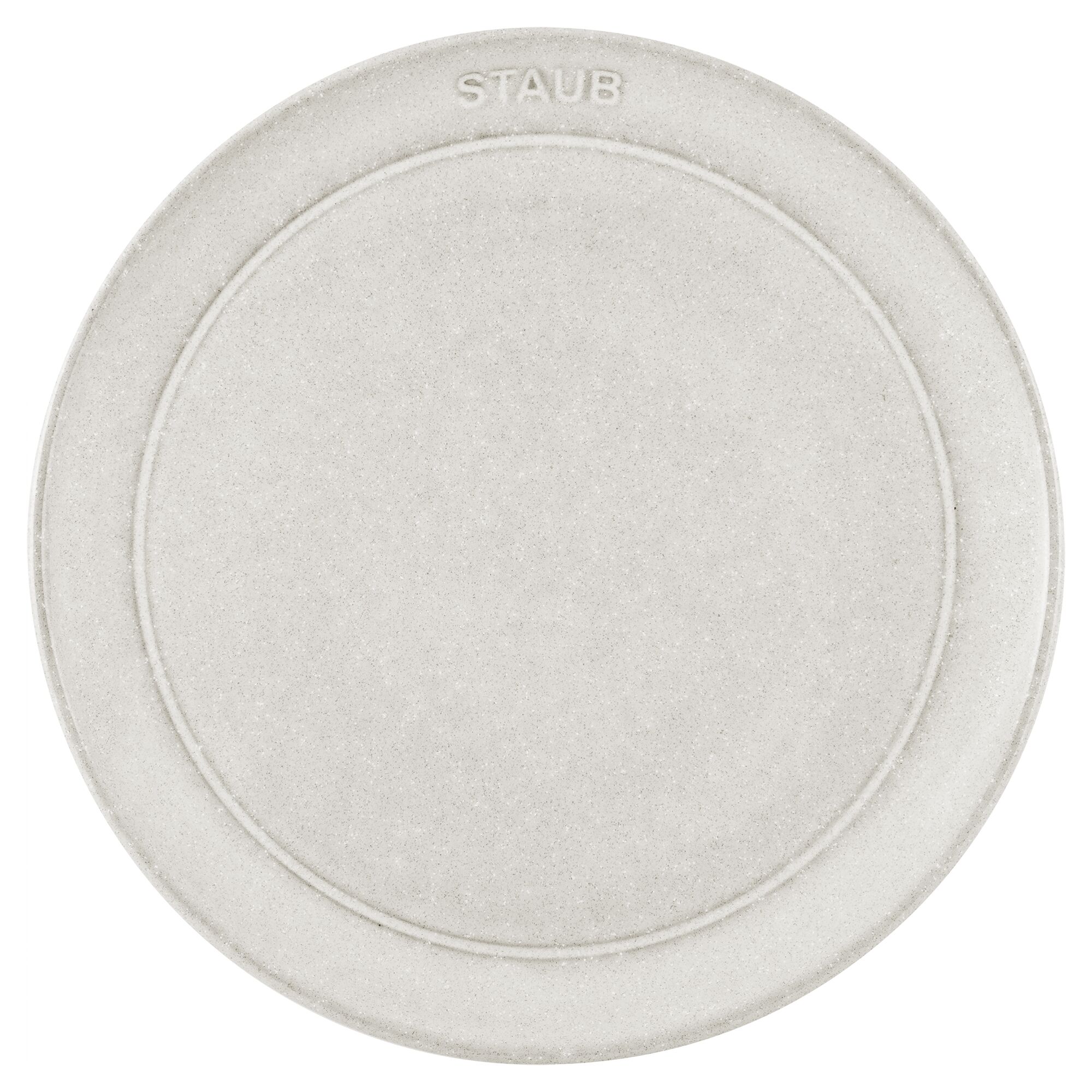 STAUB | DINING LINE - Assiette plate - Ø 200 mm - Céramique - Truffe blanche