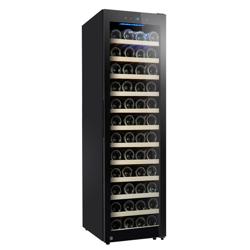 Üvegajtós borhűtő - 1 zónás - 160 l - max. 58 palack