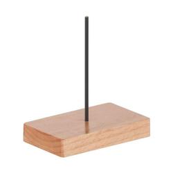 Brochette pour tickets de caisse - Base en bois - 105mm de hauteur