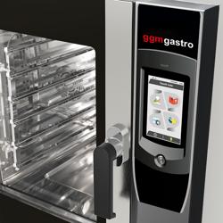 Elettrico - Forno combinato a vapore - Touch screen - 7" display TFT touch - 7x GN 1/1 - incl. Sonda al cuore & Sistema di lavaggio