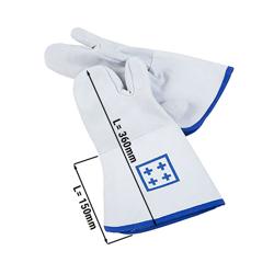 Three-Finger Oven Glove - Leather - Length: 360mm - Heat-Resistant up to 300°C