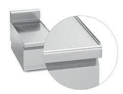 Neutraal element - 300x600x(H)410mm - tafelmodel | RVS AISI 304 | zonder onderbouw - voor baklijn - passend voor LORENZO 600