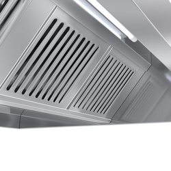 Ventilationskåpa Tak 2,8 m - motor, styrenhet, filter och lampa