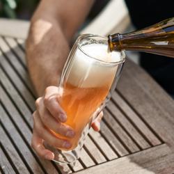 (2) ZWILLING | Sorrento Bar Beer Glass Set – 410 ml - double‑walled borosilicate