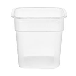 (6 Stück) CAMBRO | CAMSQUARES® -  FreshPro Behälter - 0,9 Liter - Transparent