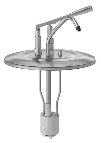 Commercial Condiment/Sauce Pump Dispenser – 10 L - premium stainless steel - 40 ml adjustable dose - no container - no lock