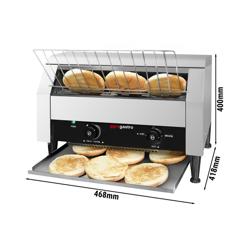 Tostapane a ciclo continuo Professionale - Manuale - 2,6kW - ca. 300 fette/h