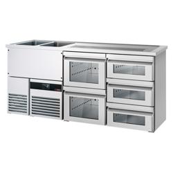 Biertoog PREMIUM - 1950x700mm - 5 glazen laden