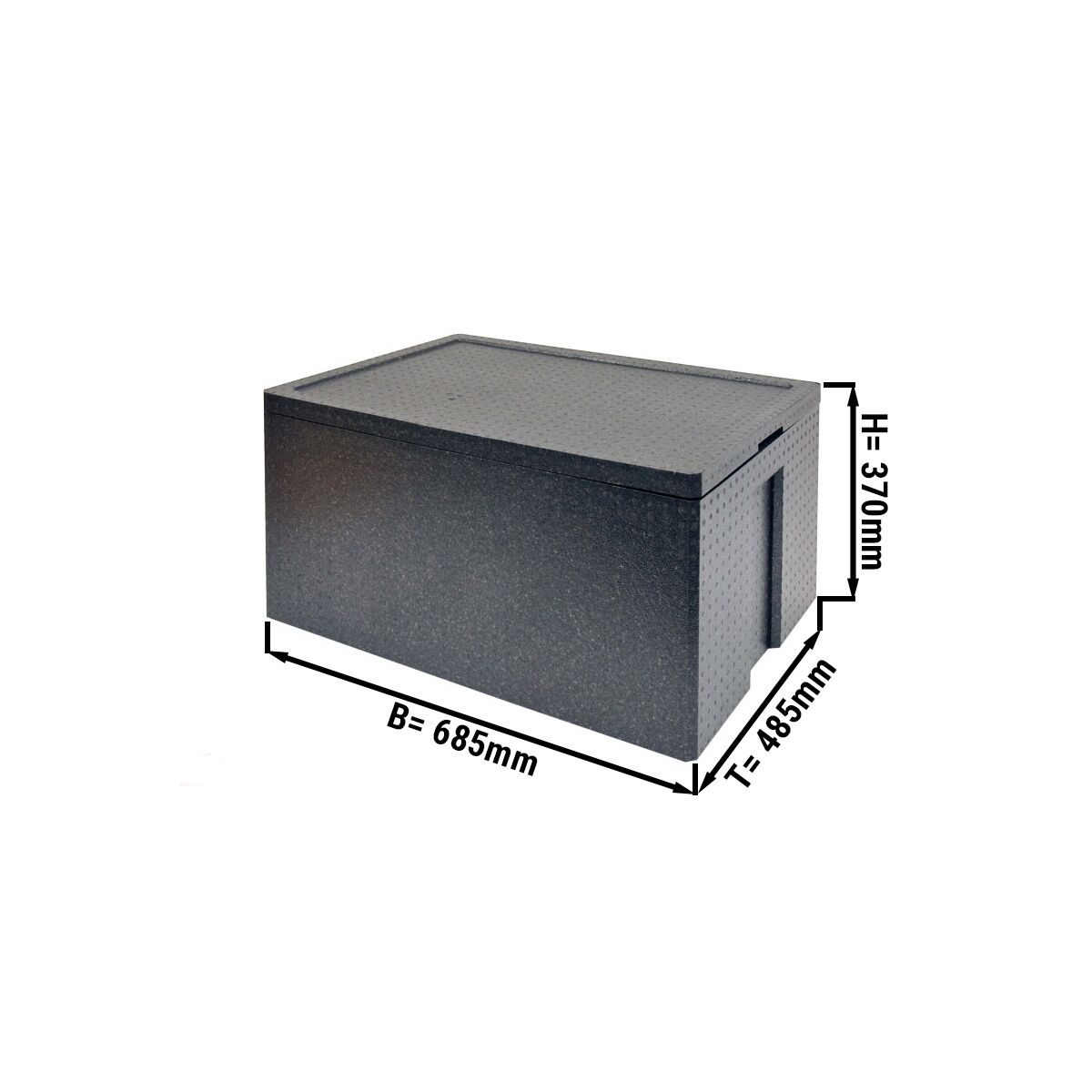 Boîte isotherme Maxi – 82,3 litres | Boîte isolante | Boîte en polystyrène | Polibox | Boîte de maintien au chaud