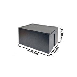 Thermobox Maxi - 82,3 liter | Isolerad låda | Frigolitlåda | Polibox | Värmelåda