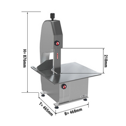Beenzaag - 1650mm zaagblad - max. zaaghoogte: 220mm