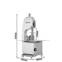 Стрічкова пила для м'яса та кісток - з довжиною полотна 1660 мм