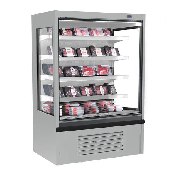 Vitrine murale réfrigérée - Libre-service - 938mm - 341L - avec 4 étagères - avec rideau de nuit