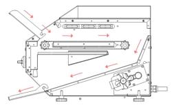Doorloop broodrooster - 3,85 kW