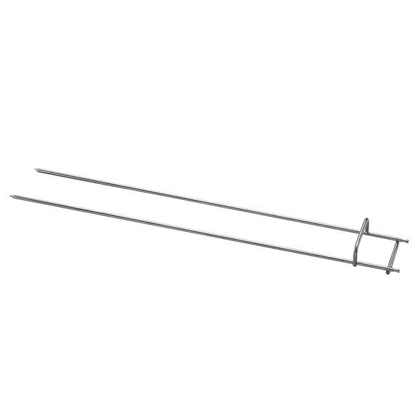 Double Spit for Chicken Rotisserie – Fits EM742 & EM1484 - Stainless Steel - L 827 mm