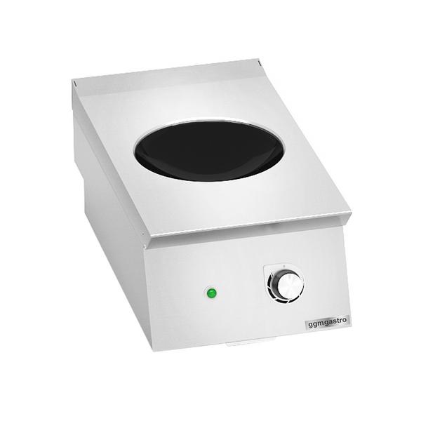 Wok a induzione (da banco) - 3,5kW - 1 zona di cottura - Ø 300mm - controllo touch/display digitale