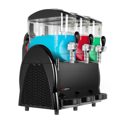 Slush machine - 3x 12 liter - Zwart