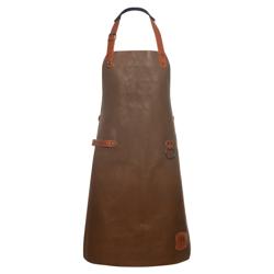 (6 Stuks) KARLOWSKY | Leren Slabbenschort - Caramel