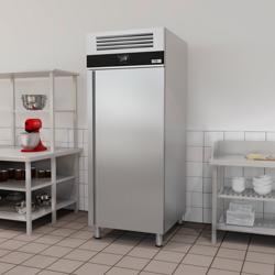 Bäckerei-Kühlschrank Edelstahl PREMIUM - EN 600x400 - 850 Liter - mit 1 Tür